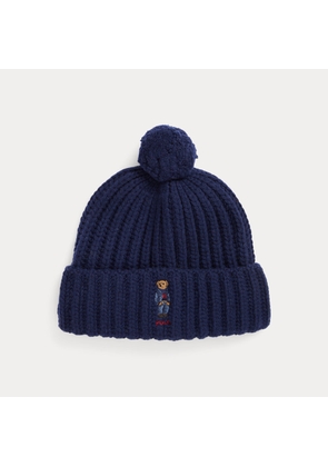Polo Bear Rib Pom-Pom Beanie