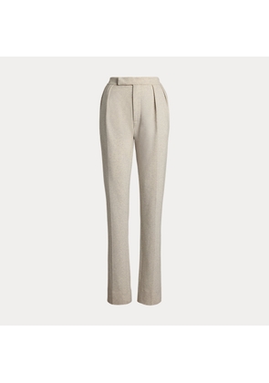 Tailored Cotton-Cashmere Fleece Trouser