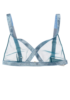 Tom Ford Iridescent Sable Tulle Top