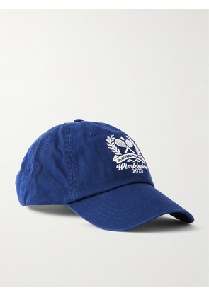 Polo Ralph Lauren - Wimbledon Logo-Embroidered Cotton-Twill Baseball Cap - Men - Blue