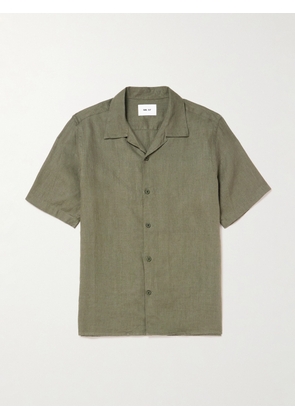 NN07 - Freddy 5027 ECOVERO™-Blend Twill Shirt - Men - Green - S
