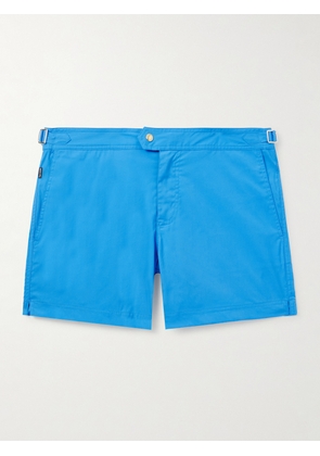 TOM FORD - Straight-Leg Mid-Length Swim Shorts - Men - Blue - IT 44