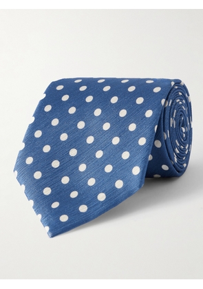 TOM FORD - 8cm Polka-Dot Silk-Jacquard Tie - Men - Blue