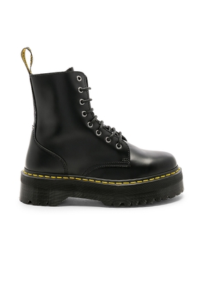 Dr. Martens Jadon Fusion Smooth Boot in Black - Black. Size 10 (also in ).