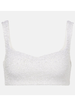 Clio Peppiatt Venus embellished bra top
