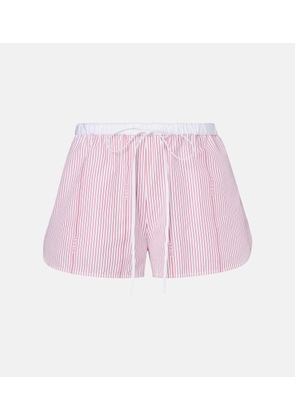 Gucci Striped cotton fil coupe shorts