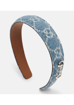 Gucci GG jacquard denim headband