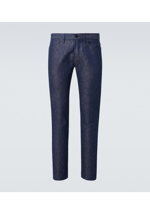 Gabriela Hearst Cotton and linen straight pants