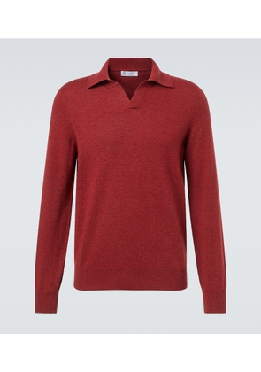 Brunello Cucinelli Cashmere polo sweater