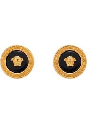 Versace Enamel Medusa Stud Earrings