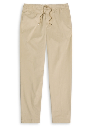 Moncler Stretch-cotton Sweat Trousers - Beige - 46 (W30 / S)