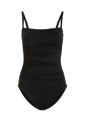 Away That Day Acapulco Metallic Designer Bandeau Bikini Top, Copper, L - Black - XL (UK16 / XL)