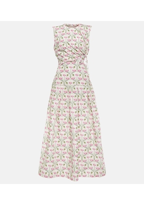 Agua by Agua Bendita Otono Trebol floral midi dress