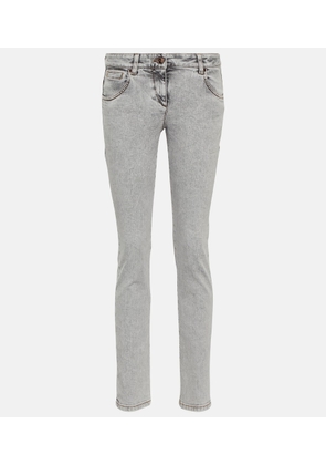 Brunello Cucinelli Low-rise skinny jeans