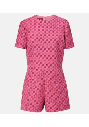 Gucci GG cotton-blend romper