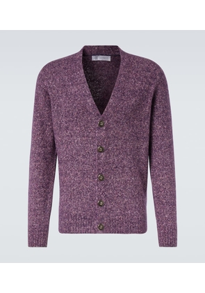 Brunello Cucinelli Alpaca, wool, and silk-blend tweed cardigan