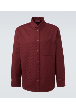 Gucci GG Canvas cotton-blend shirt