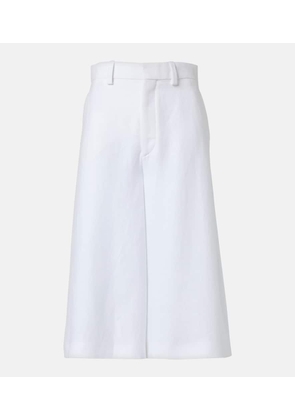Loro Piana Drake high-rise linen culottes
