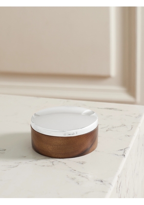 Christofle - Uni Small Wood And Silver-plated Box - Brown - One size