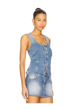 AG Jeans Teagan Top in Blue. Size M. Also in S.