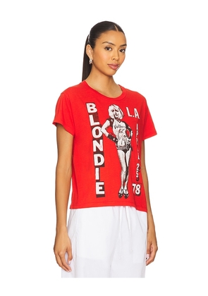 DAYDREAMER Blondie La '78 Solo Tee in Red. Size L. Also in S, XS.