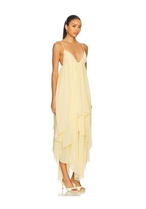 Lovers and Friends Eve Gown in Lemon. Size L. Also in M, S, XL, XS, XXS.