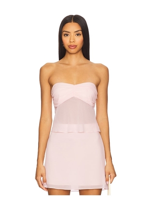 Lovers and Friends Mariah Top in Pink. Size L. Also in M, S, XL, XXS.