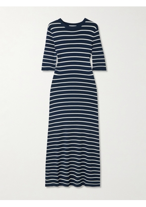 Altuzarra - Kitty Striped Jersey Midi Dress - Blue - x small,small,medium,large,x large