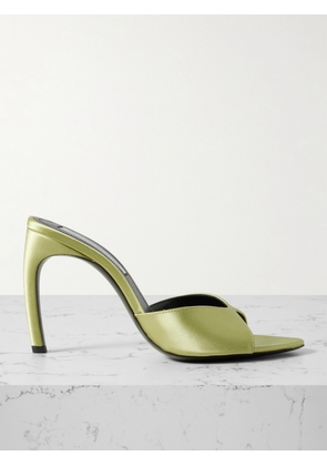 Victoria Beckham - Satin Mules - Green - IT36,IT37,IT38,IT39,IT40,IT41