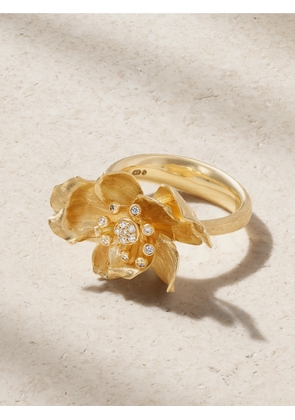 OLE LYNGGAARD COPENHAGEN - Wild Rose 18-karat Gold Diamond Ring - 50,51