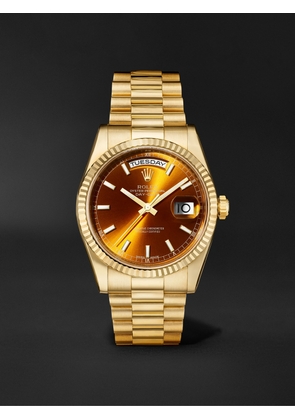 Watch Brothers London - Pre-Owned 2018 Rolex Day-Date Automatic 36mm 18-Karat Gold Watch, Ref. No. 118238 - Men - Gold