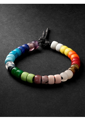 Carolina Bucci - Forte Beads Blackened Gold Multi-Stone Bracelet - Men - Multi