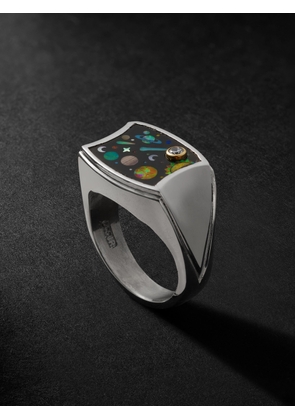 Jacquie Aiche - Sterling Silver Multi-Stone Ring - Men - Silver - 10