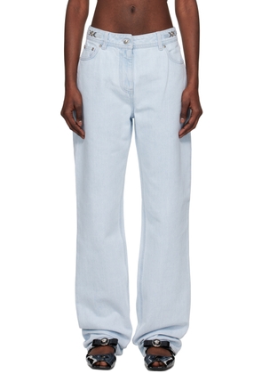 Versace Blue Skinny Jeans