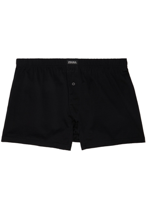 ZEGNA Black Patch Boxers