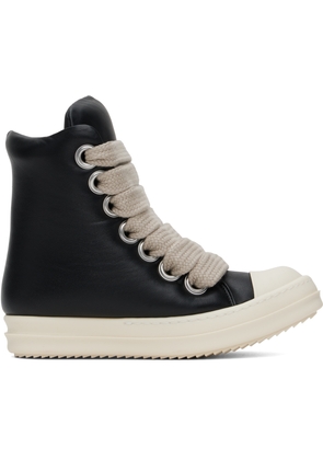 Rick Owens Black Porterville Jumbo Laced Padded Sneakers