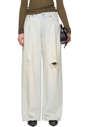 Acne Studios Blue Super Baggy Fit 2023F Jeans