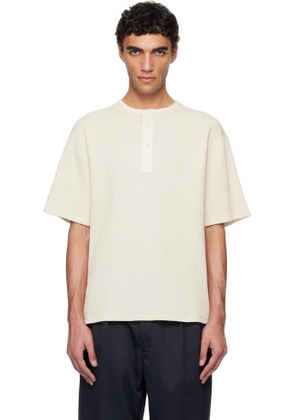 nanamica Off-White Henry Neck Thermal Sweat Henley