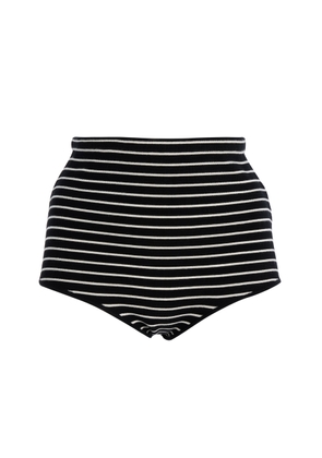The Frankie Shop Alissa Striped Knit Briefs - Moda Operandi