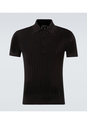 Tom Ford Cotton and silk polo shirt
