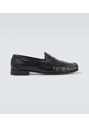 Tom Ford York leather penny loafers