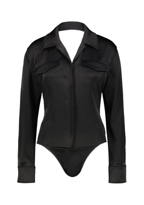Courrèges Backless Shirt Bodysuit