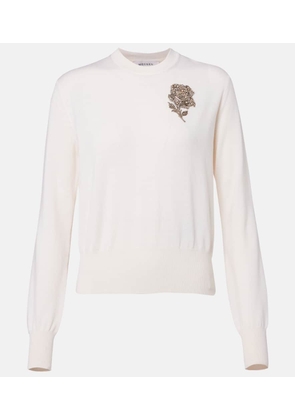 McQueen Beaded wool sweater