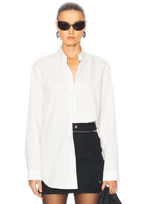 Moncler Genius X Willow Smith Button Up Top in White - White. Size 38 (also in 40, 42, 44).