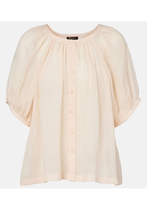Loro Piana Gritt ramie blouse