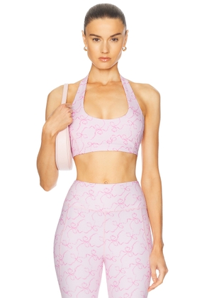 LoveShackFancy Diedra Bra in Posey Pink Mix - Pink. Size S (also in XS).