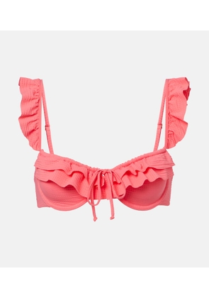 Marysia Seraphine ruffled bikini top