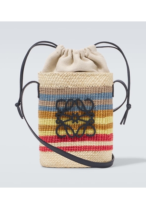 Loewe Paula's Ibiza Anagram raffia bucket bag