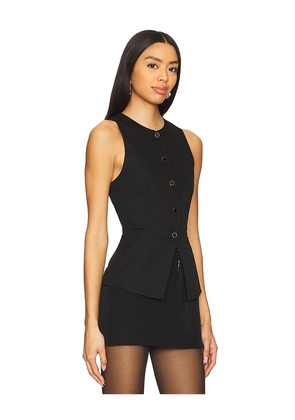 ALL THE WAYS Liliana Vest in Black. Size S. Also in L, M, XL, XS, XXS.