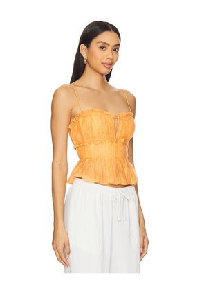 ASTR the Label Sylvan Top in Orange. Size L. Also in M, S.